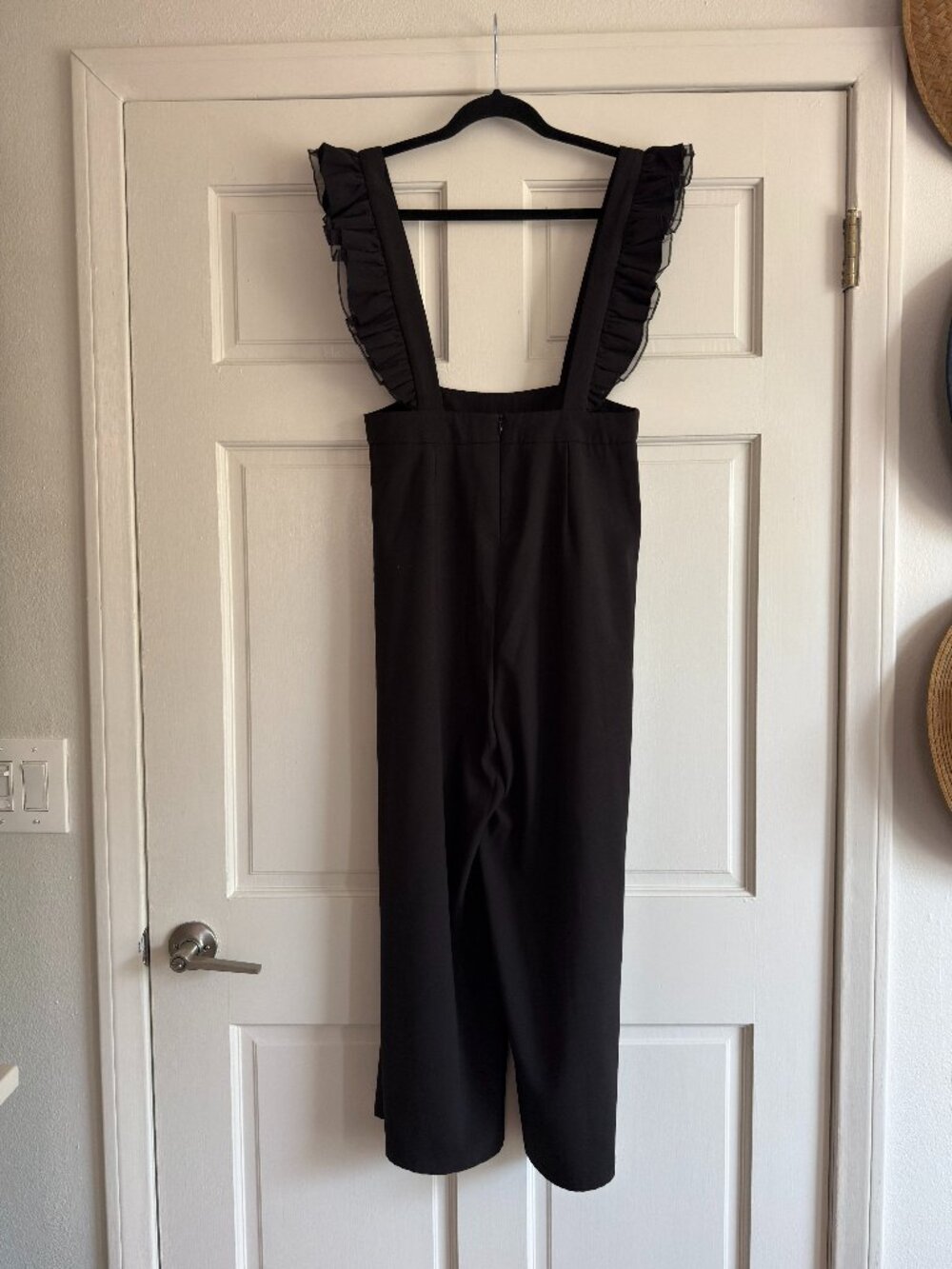 After Market Pinafore Wide-Leg Crop Jumpsuit